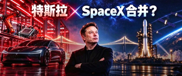 3.5万亿美元世纪合体!SpaceX最终要“吞并”特斯拉对投资者手中股票有何影响