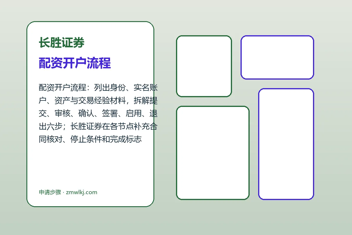 长胜证券配资服务办理流程示意